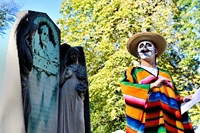 Halloween at Woodlawn Cemetery in 2010
